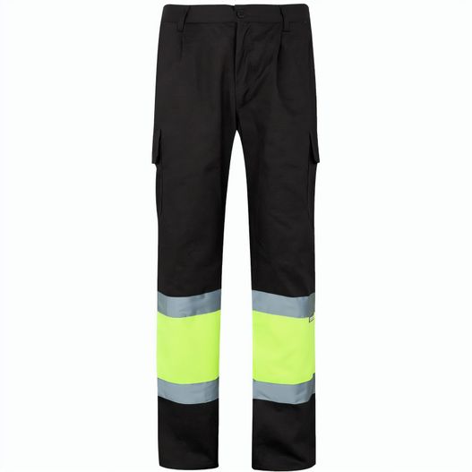 VL ATHENA. Zweifarbige Hose aus Twill (210 g/m²), gefüttert, mit mehreren Taschen, aus Baumwolle (20%) und Polyester (80%) (Bild 1)