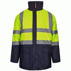 VL JUNO LARGE. Zweifarbiger 4-in-1-Parka (180 g/m²), aus Polyester (100%) mit PU-Beschichtung