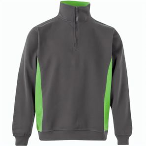 VL SVAROG. Zweifarbiges Frottee-Sweatshirt (260 g/m²), aus Polyester (65 %) und Baumwolle (35 %)