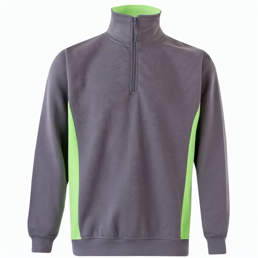 VL SVAROG. Zweifarbiges Frottee-Sweatshirt (260 g/m²), aus Polyester (65 %) und Baumwolle (35 %) (Bild 1)