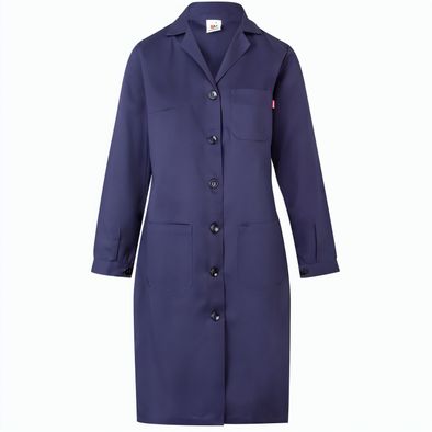 VL RAMA. Langärmeliger Kittel (175 g/m²), aus Baumwollköper (35 %) und Polyester (65 %)