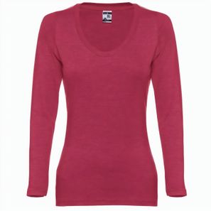 THC BUCHAREST WOMEN. Langärmeliges tailliertes T-Shirt für Frauen aus Baumwolle