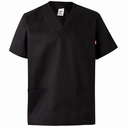 VL ILLAPA. Tunika aus Twill (190g/m²) mit kurzen Ärmeln, aus Polyester (65%) und Baumwolle (35%) (Bild 1)