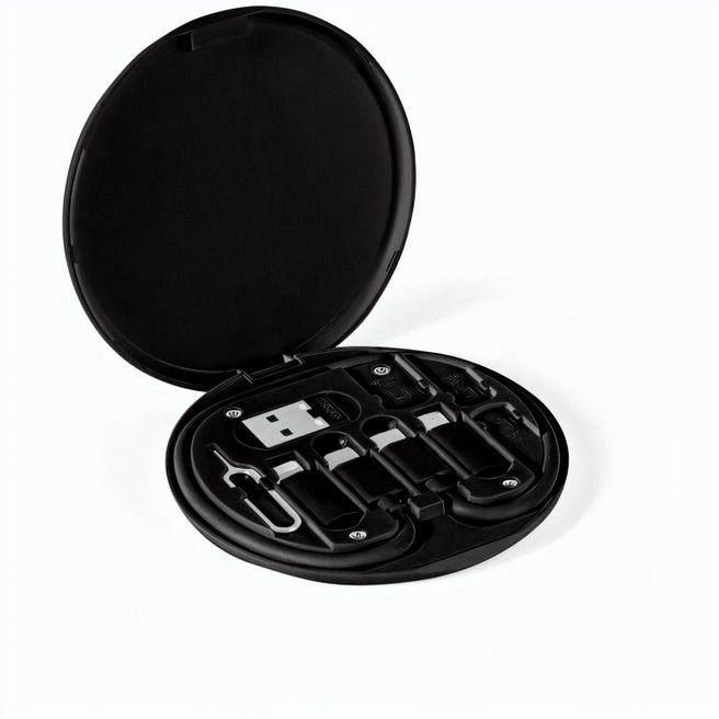 SYSTROM. Superschnelles Ladekabel und Adapter-Set aus Recyceltes ABS (100% rABS)