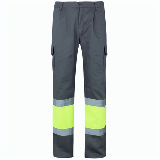 VL POSEIDON. Zweifarbige Twill-Hose mit mehreren Taschen (210 g/m²), aus Baumwolle (20%) und Polyester (80%) (Bild 1)
