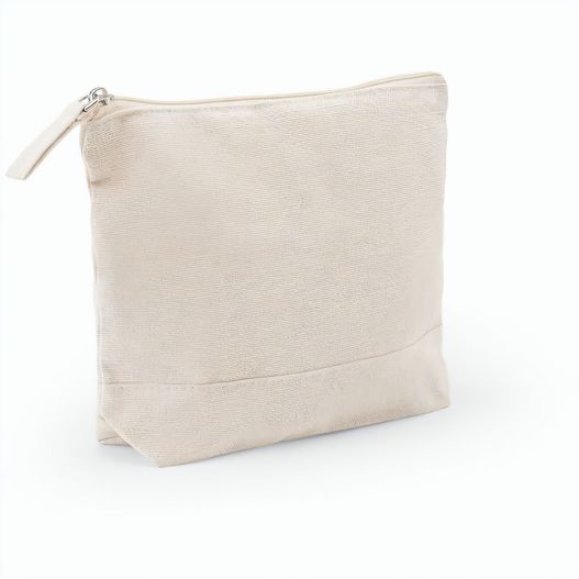 DAPHNE. Kosmetiktasche aus 100 % Baumwolle (320 g/m²), zweifarbig (Bild 1)