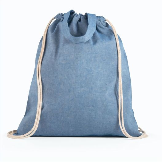 RISSANI. Tragetasche/Turnbeutel (2in1) aus recycelter Baumwolle (70%) und polyester (30% rPET) (140 g/m²) (Bild 1)