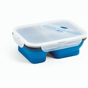 DILL. Faltbare hermetische Frischhaltebox aus Silikon und PP (480 und 760 mL)