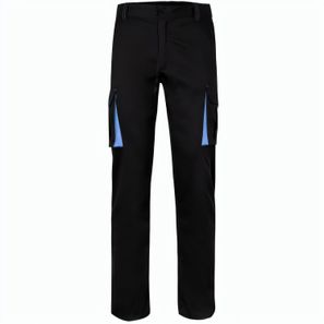 VL FIDES. Zweifarbige Stretch-Hose mit mehreren Taschen (240 g/m²), aus Baumwolle (46 %), EME (38 %) und Polyester (16 %)