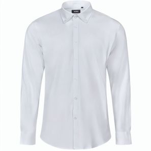VL PRITHVI MAN. Hemd Oxford (180 g/m²) für Herren, aus Baumwolle (50 %), Polyester (45 %) und Elasthan (5 %)