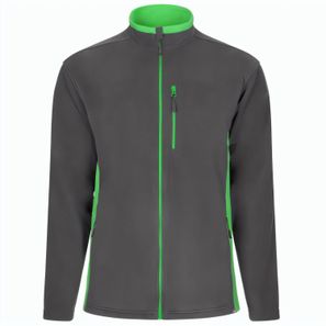 VL GERAS. Zweifarbige Fleecejacke (220g/m²) aus Polyester (100%)