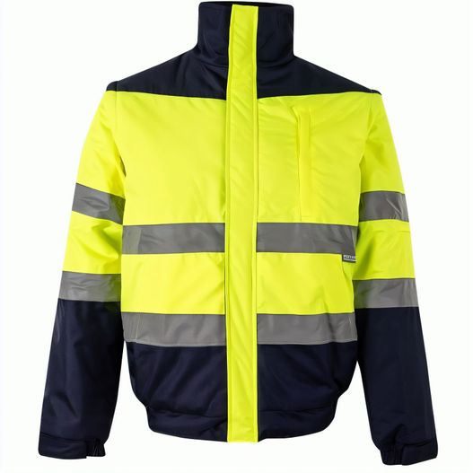VL JUPITER LARGE. Zweifarbige Steppjacke (180g/m²) aus Polyester (100%) mit PU-Beschichtung (Bild 1)