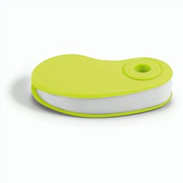 SIZA. Weißes Radiergummi aus TPR mit farbiger PP-Schutzhülle