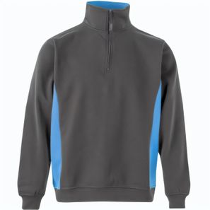 VL SVAROG. Zweifarbiges Frottee-Sweatshirt (260 g/m²), aus Polyester (65 %) und Baumwolle (35 %)