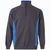 VL SVAROG. Zweifarbiges Frottee-Sweatshirt (260 g/m²), aus Polyester (65 %) und Baumwolle (35 %)