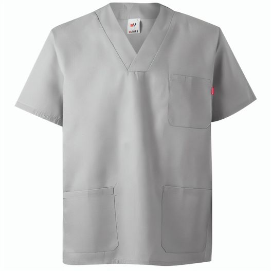 VL ILLAPA. Tunika aus Twill (190g/m²) mit kurzen Ärmeln, aus Polyester (65%) und Baumwolle (35%) (Bild 1)