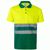 VL CUPID LARGE. Zweifarbiges Poloshirt im Bird-Eye-Design (160g/m²) mit kurzen Ärmeln, aus Polyester (100%)