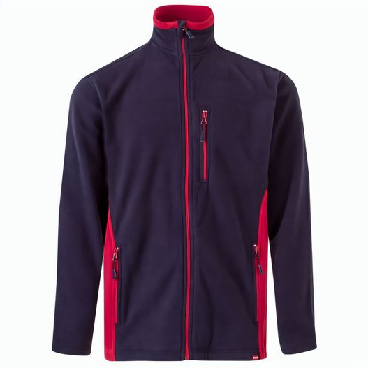 VL GERAS. Zweifarbige Fleecejacke (220g/m²) aus Polyester (100%) (Bild 1)