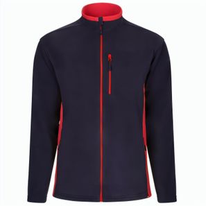 VL GERAS. Zweifarbige Fleecejacke (220g/m²) aus Polyester (100%)