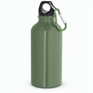 LANDSCAPE S. Aluminium-Sportflasche mit Karabiner 400 ml