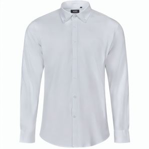 VL PRITHVI MAN. Hemd Oxford (180 g/m²) für Herren, aus Baumwolle (50 %), Polyester (45 %) und Elasthan (5 %)