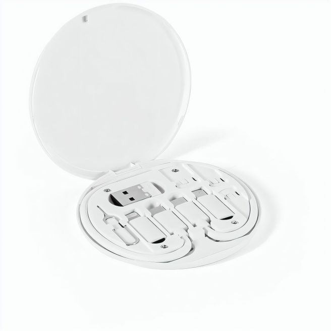 SYSTROM. Superschnelles Ladekabel und Adapter-Set aus Recyceltes ABS (100% rABS)