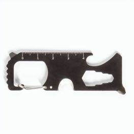 SCREWY. Multifunktionskarte aus Edelstahl mit 8 Funktionen