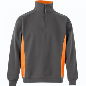 VL SVAROG. Zweifarbiges Frottee-Sweatshirt (260 g/m²), aus Polyester (65 %) und Baumwolle (35 %)