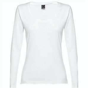 THC BUCHAREST WOMEN WH. Langärmeliges tailliertes T-Shirt für Frauen