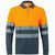 VL VULCAN LARGE. Zweifarbiges Poloshirt im Bird-Eye-Design (160g/m²) mit langen Ärmeln, aus Polyester (100%)
