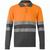 VL VULCAN LARGE. Zweifarbiges Poloshirt im Bird-Eye-Design (160g/m²) mit langen Ärmeln, aus Polyester (100%) (Bild 2)