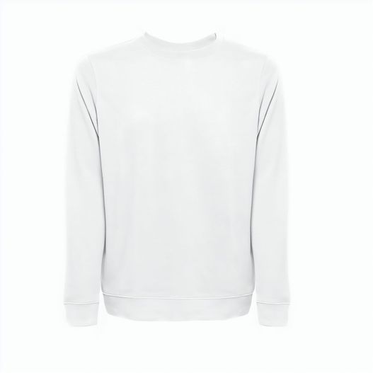 Produktabbildung THC COLOMBO WH. Sweatshirt (unisex) aus italienischem Frottee ohne Krempel. Weiße Farbe THC COLOMBO WH. Sweatshirt (unisex) aus italienischem Frottee ohne Krempel. Weiße Farbe (Bild 1)