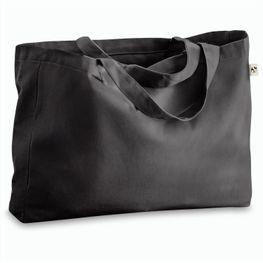 CAMDEN. Tragetasche aus Baumwolle (50%), recycelter Baumwolle (30%) und polyester (20% rPET) (280 g/m²)