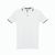 THC ROME WH. Zweifarbiges Baumwoll-Poloshirt für Männer. Weiße Farbe (Bild 2)