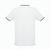 THC ROME WH. Zweifarbiges Baumwoll-Poloshirt für Männer. Weiße Farbe (Bild 3)