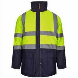 VL JUNO LARGE. Zweifarbiger 4-in-1-Parka (180 g/m²), aus Polyester (100%) mit PU-Beschichtung