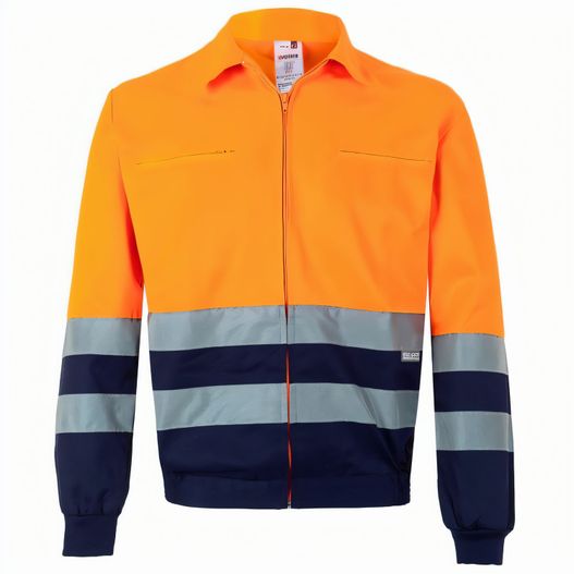 VL NEPTUNE LARGE. Zweifarbige Twill-Jacke (210g/m²) aus Polyester (80%) und Baumwolle (20%) (Bild 1)