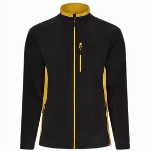 VL GERAS. Zweifarbige Fleecejacke (220g/m²) aus Polyester (100%)