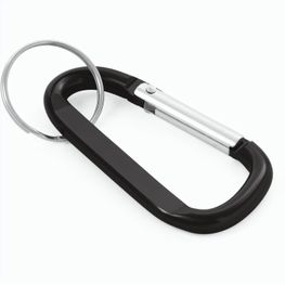 MATTHEW. Karabinerclip aus Aluminium mit Schlüsselring