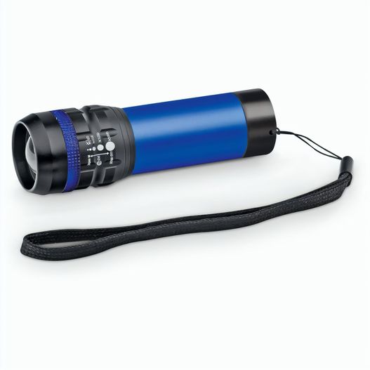 Produktabbildung ZOOMIN. Taschenlampe aus Aluminium mit Zoomfunktion und 3 Lichtmodi ZOOMIN. Taschenlampe aus Aluminium mit Zoomfunktion und 3 Lichtmodi (Bild 1)