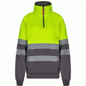 VL THOR. Zweifarbiges Sweatshirt (300g/m²) aus Polyester-Fleece (100%)