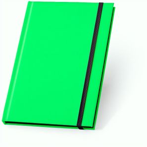 WATTERS. A5-Notizbuch aus fluoreszierendem PU mit linierten Seiten