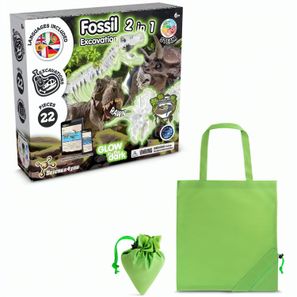 2 in 1 Fossil Excavation Kit V. Lernspiel lieferung inklusive einer faltbaren geschenktasche aus 190T