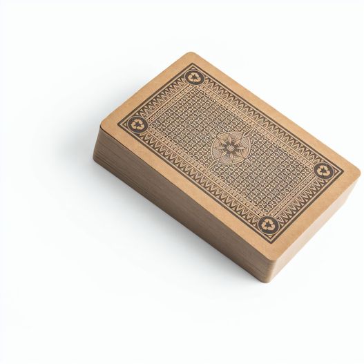 FISCHER. Ein Kartenspiel mit 54 klassischen Karten, aus Kraftpapier die aus FSC™-zertifiziertem Material und anderen kontrollierten Materialien besteht (Bild 1)