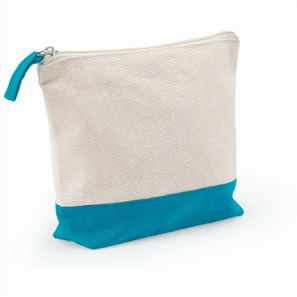 DAPHNE. Kosmetiktasche aus 100 % Baumwolle (340 g/m²), zweifarbig