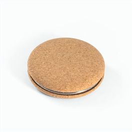 TILBURY. Doppelter Taschenspiegel aus Kork