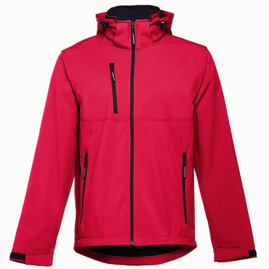 THC ZAGREB. Herren-Softshell-Jacke aus Polyester und Elastan (Bild 1)