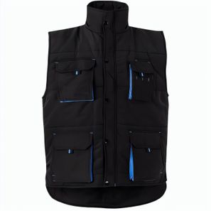 VL NERGAL. Steppweste, zweifarbig, mit mehreren Taschen (120g/m²), aus Polyester (100%)