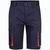 VL HEMERA. Zweifarbige Stretch-Bermudashorts mit mehreren Taschen (240 g/m²) aus Baumwolle (46 %), EME (38 %) und Polyester (16 %) (Bild 1)