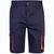 VL HEMERA. Zweifarbige Stretch-Bermudashorts mit mehreren Taschen (240 g/m²) aus Baumwolle (46 %), EME (38 %) und Polyester (16 %) (Bild 2)